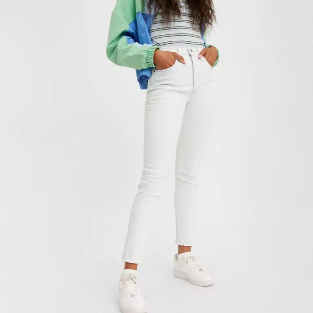 Levi's | Premium 501 Skinny Jeans in Faint Hearted Light Wash Bleached 26x30